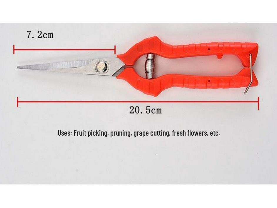 Gardening Shears Set: Pruning & Thinning Tools for Fruit, Vegetables, Sweet Potatoes, Grapes, and Apples; Includes Picking and Prickly Ash Shears.