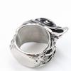 S925 Silver Ring Personalized Retro Animal Shape Series Eagle Head Ring Solid Men's Ring