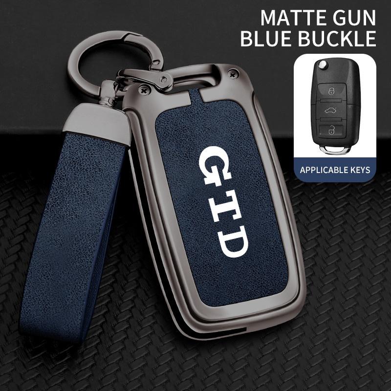 For VW VOLKSWAGEN 2026 New Zinc Alloy Car Key Cover Case Holder Shell Key Bag Protection For VW Volkswagen GTD GOLF 4 5 6 7 MK7