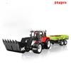 Mould King 24093 Wheel Loader Agricultural Trailer Building Blocks Mini Engineering Vehicles Model Desktop Ornaments Toys Gifts