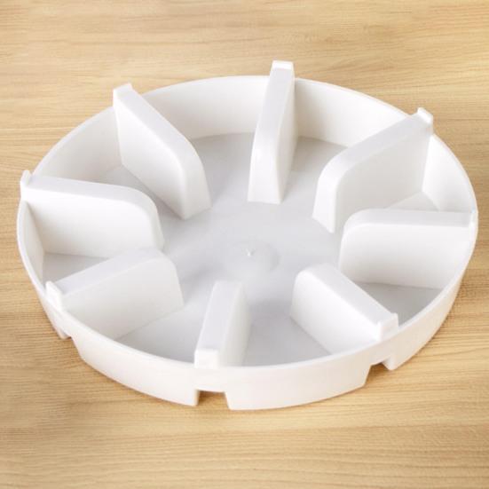 Flower Pot Tray Good Drainage Moisturizing Effect Lightweight Design Drainage Plant Tray Hollow Design Plant Saucer