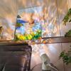 Sunset Ripple Atmosphere Lamp: Dynamic Bedroom & Studio Light for Influencers