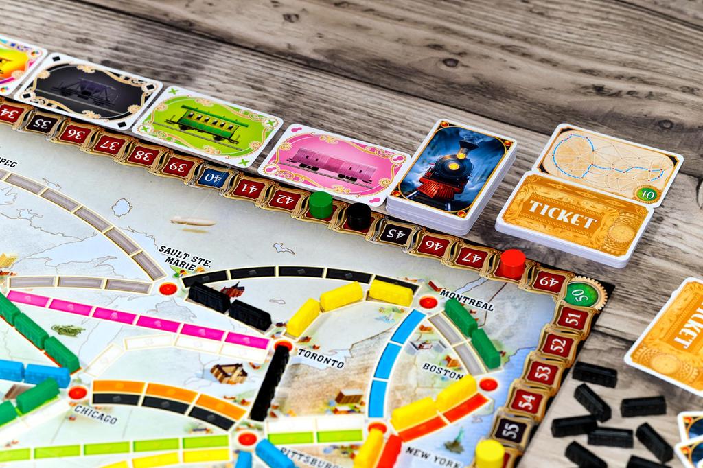 Asmodee Ticket To Ride Board Game A Train Adventure for Friends and A Strategy Game for Kids and Ages Minutes (2025 Refresh) - Cross-country Family.