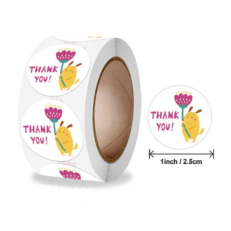 Ronde Stickers 500 Stuks Papier Plaklabels Voor Festival Babyborrel Feest Decoratieve Envelopzegel Cadeauverpakking