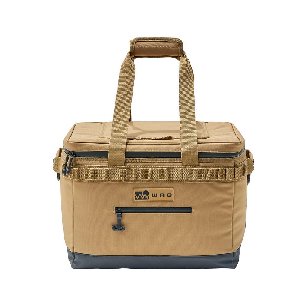 WAQ Soft Cooler Box 33L Cooler Box Soft Type Soft Cooler S Size M Size For Solo Family Leisure (S) (S Size, TAN)