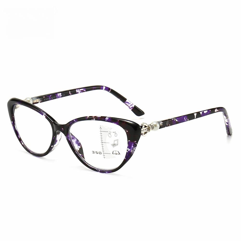 Modische Lesebrille mit progressiven Mehrstärken und Blaulichtfilter für Nah- und Ferngebrauch