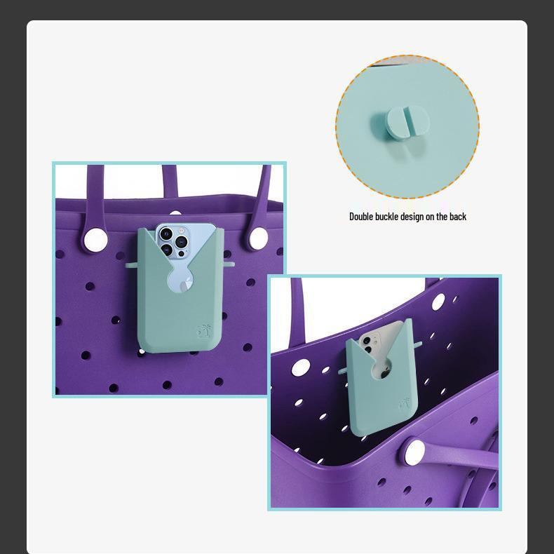 Silikonowy Uchwyt na Telefon Plażowy - Przenośny Wodoodporny Pokrowiec