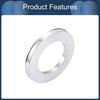 INFINAUTO Hub Centric Ring 108mm OD 67.1mm ID Car Wheel Hub Ring Aluminum Alloy Silver Tone 4pcs