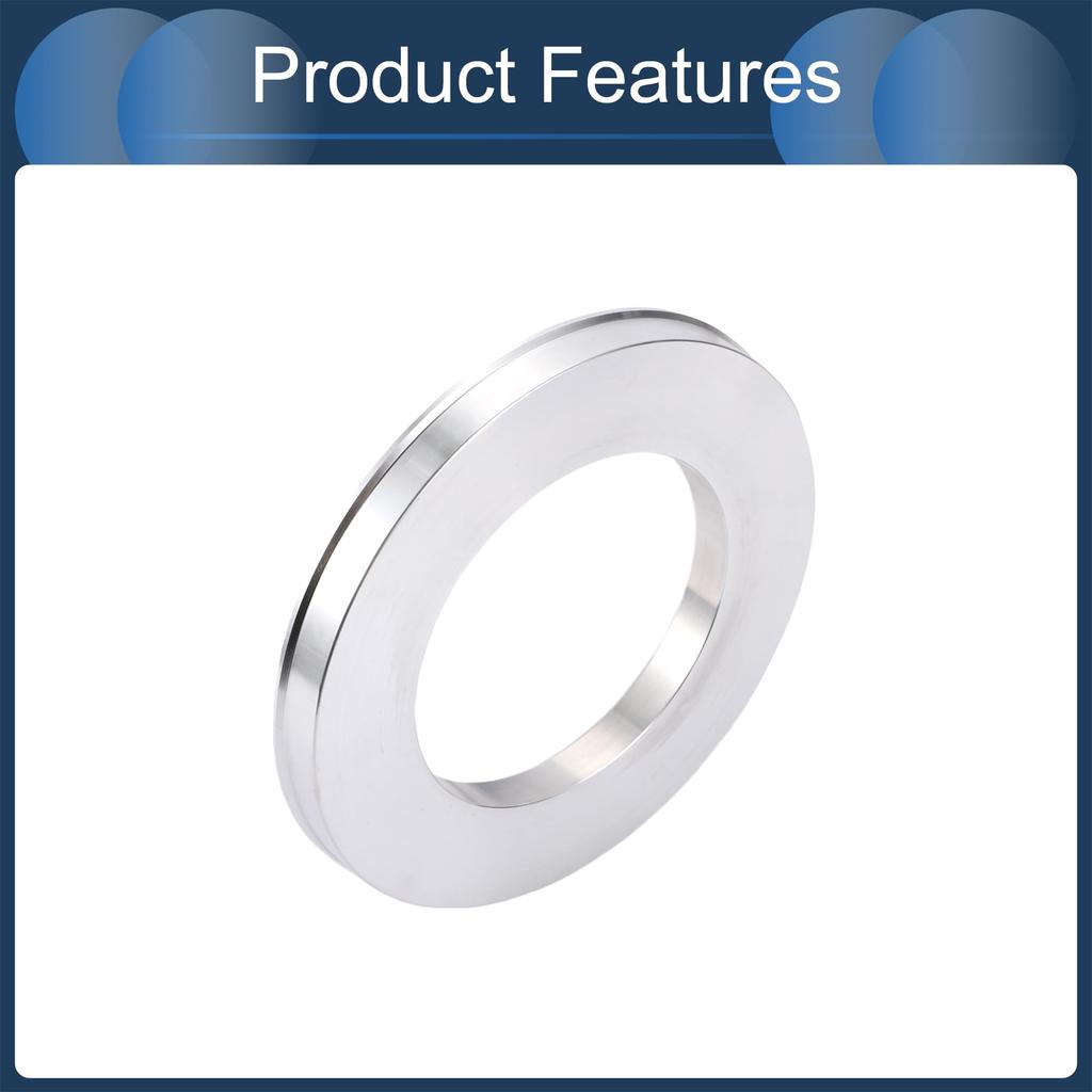 INFINAUTO Hub Centric Ring 108mm OD 67.1mm ID Car Wheel Hub Ring Aluminum Alloy Silver Tone 4pcs