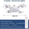 with Remote Control Ceiling Fan Light 3 Speeds Fan Plug in Ceiling Fan  Kitchen