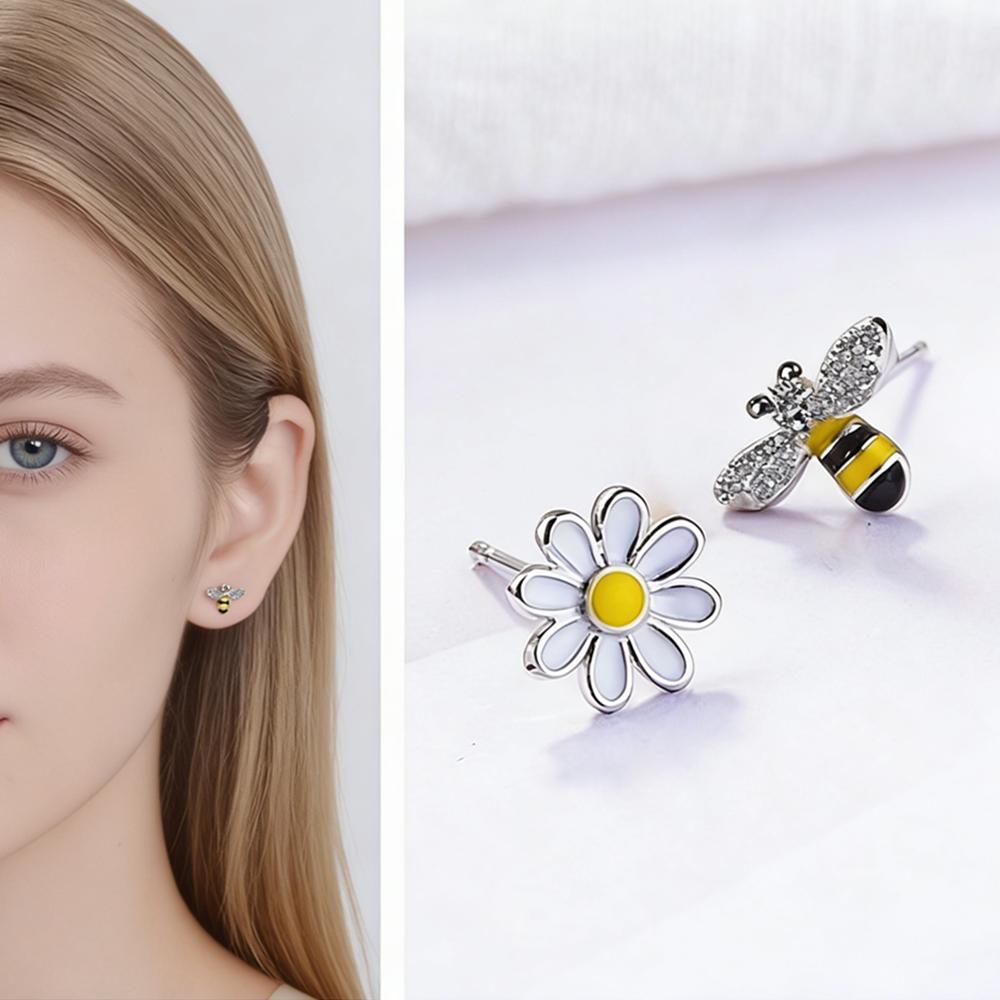 

925 Silver Hoop Earrings for Women Eternal Love Red Zircon Double Hearts Earrings Jewelry Anniversary Birthday Gift