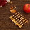 Light Luxury Swan Feather Spoon Household Dessert Coffee Fruit Spoon Creative High-end Restaurant Classical Tableware