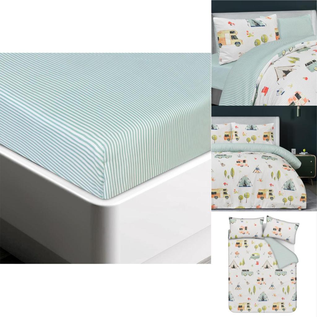 Reversible Camping Bedding Set With Digital Print For Home Sleep Comfort