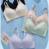 Light Luxury Seamless Jelly Strip Bra Fixed Cup Does Not Run Cup Gathers Shantou Adjustment Underwear Sticker Bra