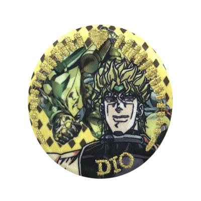 JoJo's Bizarre Adventure Botão Metálico Bordado DIO B01B2977
