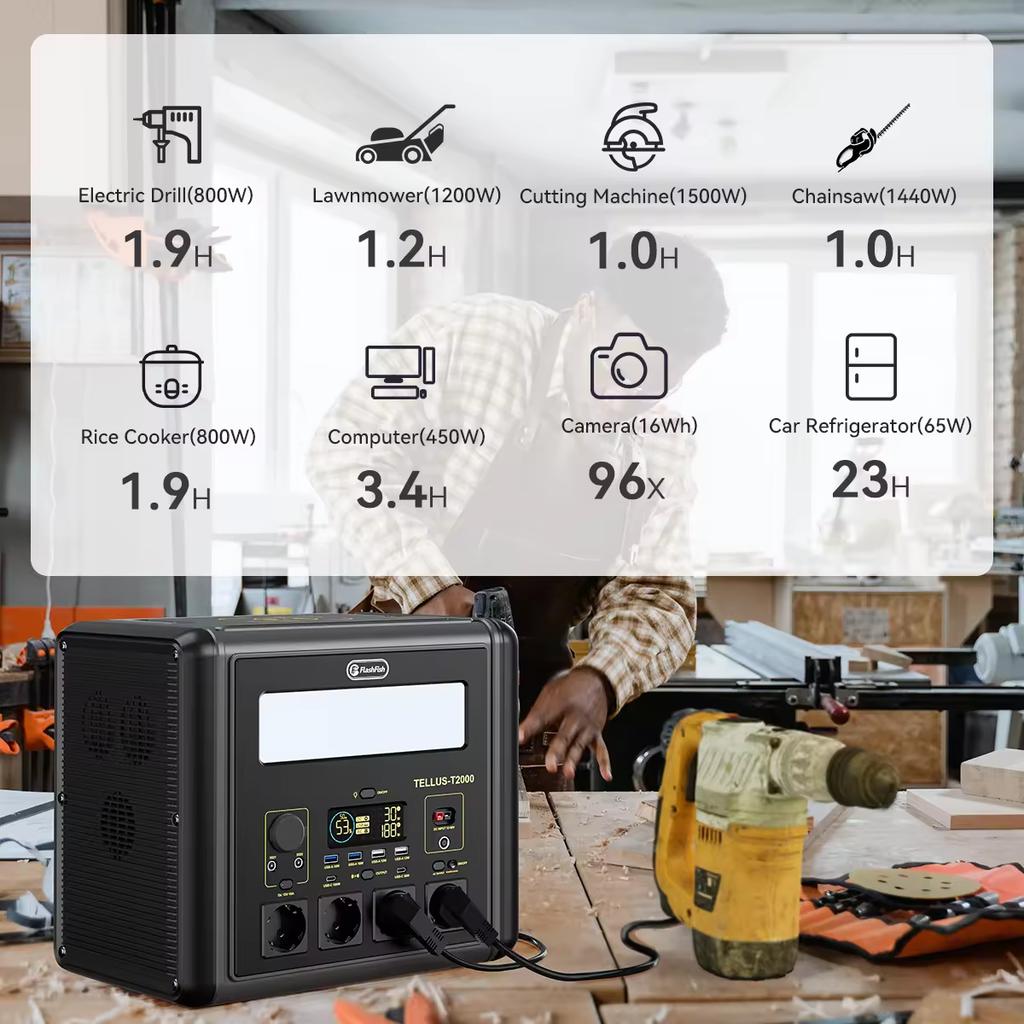 300w 600w 1000w 1200w 2000w UPS Generator Solar Lifepo4 Lithium Battery Portable Power Supply Station With Solar Panels