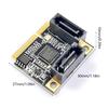 Mini PCIE Adapter to 2 Port SATA3.0 6Gbps Fast Speed Expansion Card ASM1061 Controller for Computer Desktop Accessories