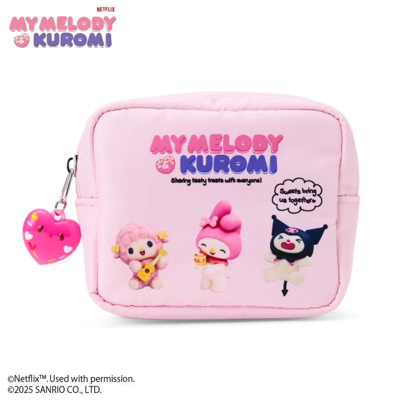 Sanrio Pouch ( Netflix Původní Anime My Melody & KUROMI ) Japonsko NOVÝ