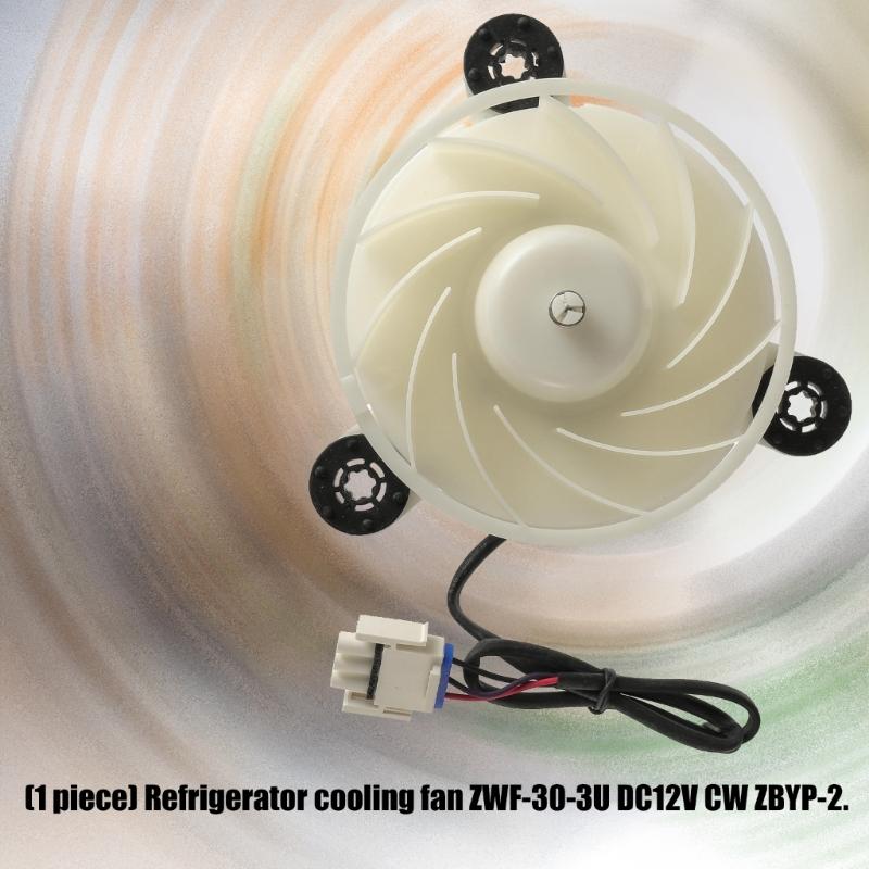 Refrigerator Cooling Fan Motor Plastic Component For ZWF-30-3U DC12V CW ZBYP-2 Refrigerator Evaporator Fan Motor
