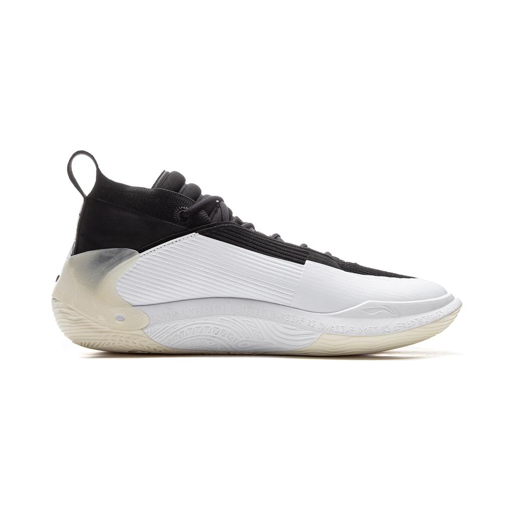 Li Ning WOW11 Amortiguación Antideslizante Resistente a la Abrasión Ligeras Rebote Caña Media Zapatillas de Baloncesto para Hombre ABAU049-4