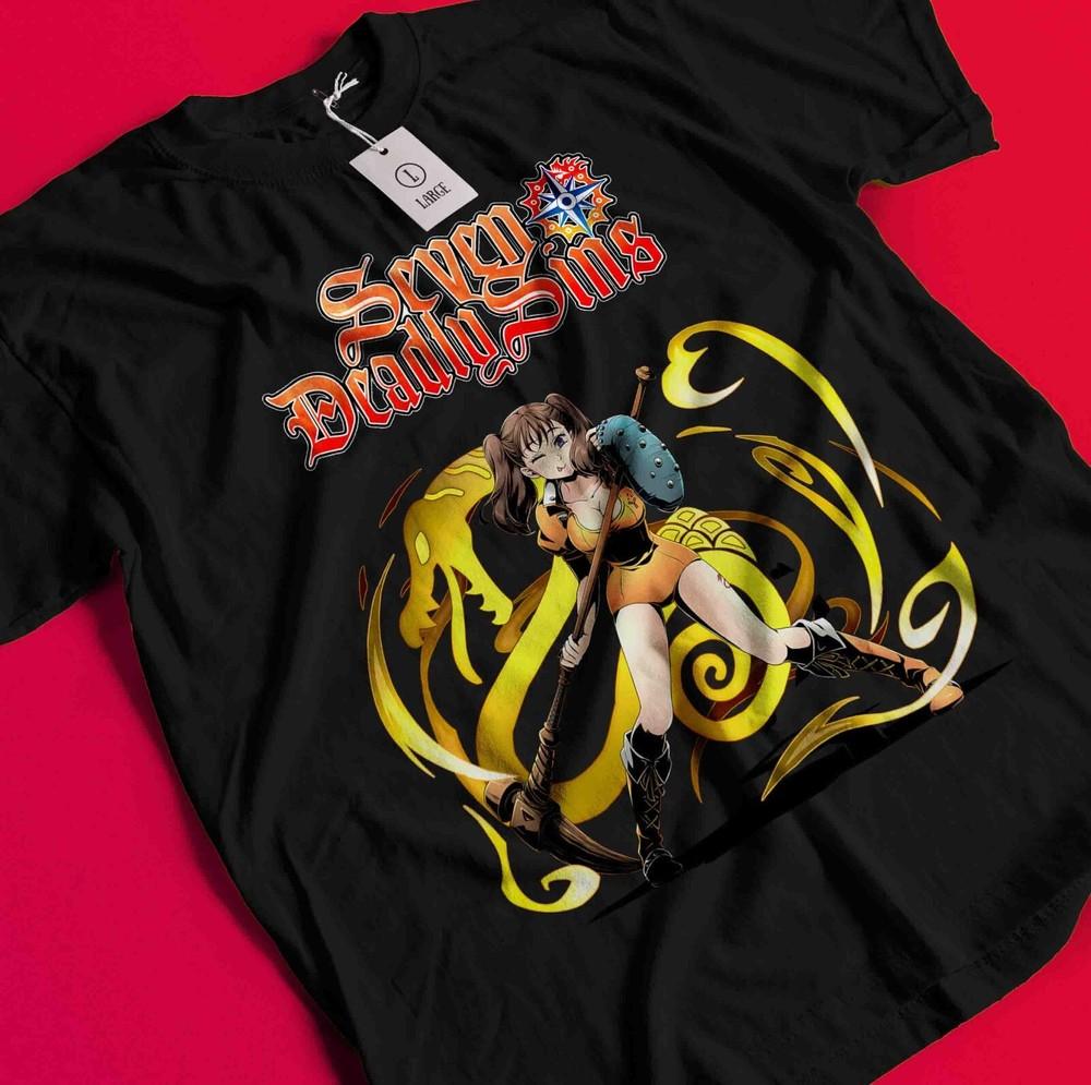 

Seven Deadly Sins Shirt Diane T-Shirt Meliodas Tshirt Elizabeth Ban Escanor King BB881 4XL