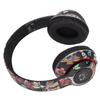 Bluetooth Headset HiFi Stable 20Hz To 20KHz Lower Power LED Wireless Gaming Headset with Colorful Lights Black