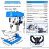Jiasuer Industrial High-Power Bench Drill & Milling Machine CN Plug (adapter Included)