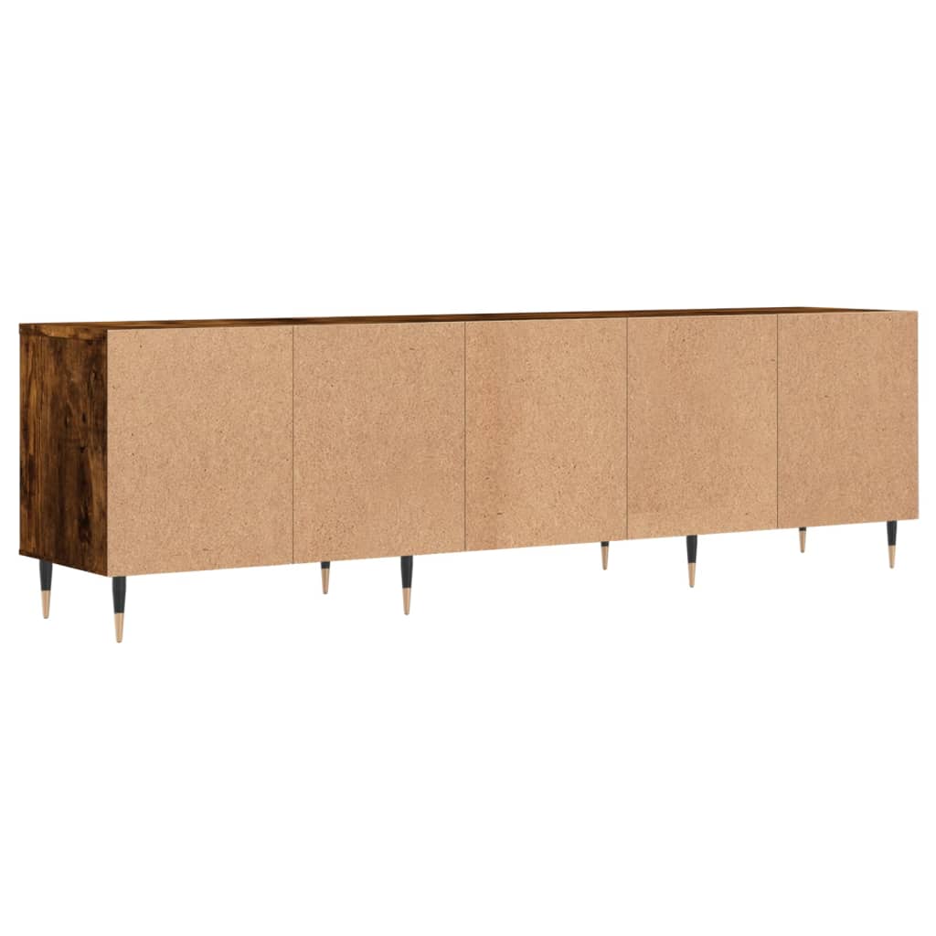 TV Cabinet, Smoked Oak, 150X30X44.5 Cm