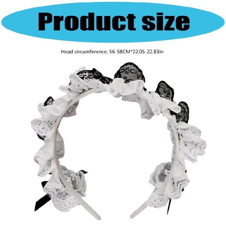 Delicate Lace Hairband Breathable Hair Hoop Comfortable Hair Styling Accessory Sweet Headwear For Women Girls