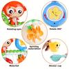 Toddlers Bath Toy, Monkey Caterpillar Preschool New Born Baby Bathtub Water Toys, Durable Interactive Multicolored Infant Toy