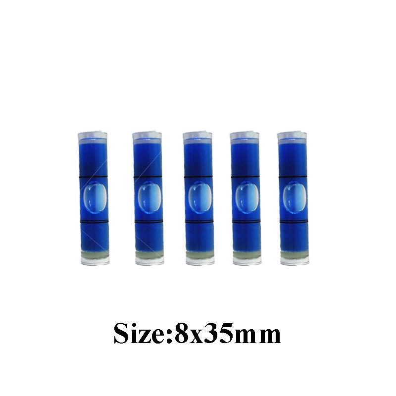5 Stück Blau Präzision Mini Wasserwaage Blasen-Set Blasenklemme Wasserwaage Libellenwaage Mini Balancer Wasserwaage Mess-Set