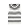 Spring New Women clothes European and American All-Match Stripe round Neck Sleeveless Simple Knit vest Top 5755030