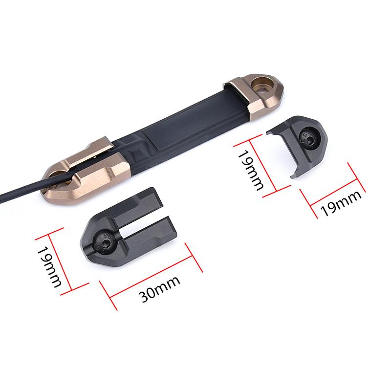 WADSN SF M600 M300 Scout Light Flashlight Remote Tape Pressure Pad Switch Mlok Keymod 20mm Rail Mount Plates Accessories for Out2