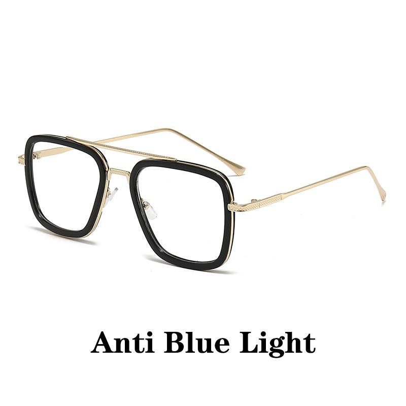 Vintage Metal Frame Square Sunglasses Women Men Rectangle Sun Glasses Female Eyewear Sunglasses for Male Female Eyeglasses