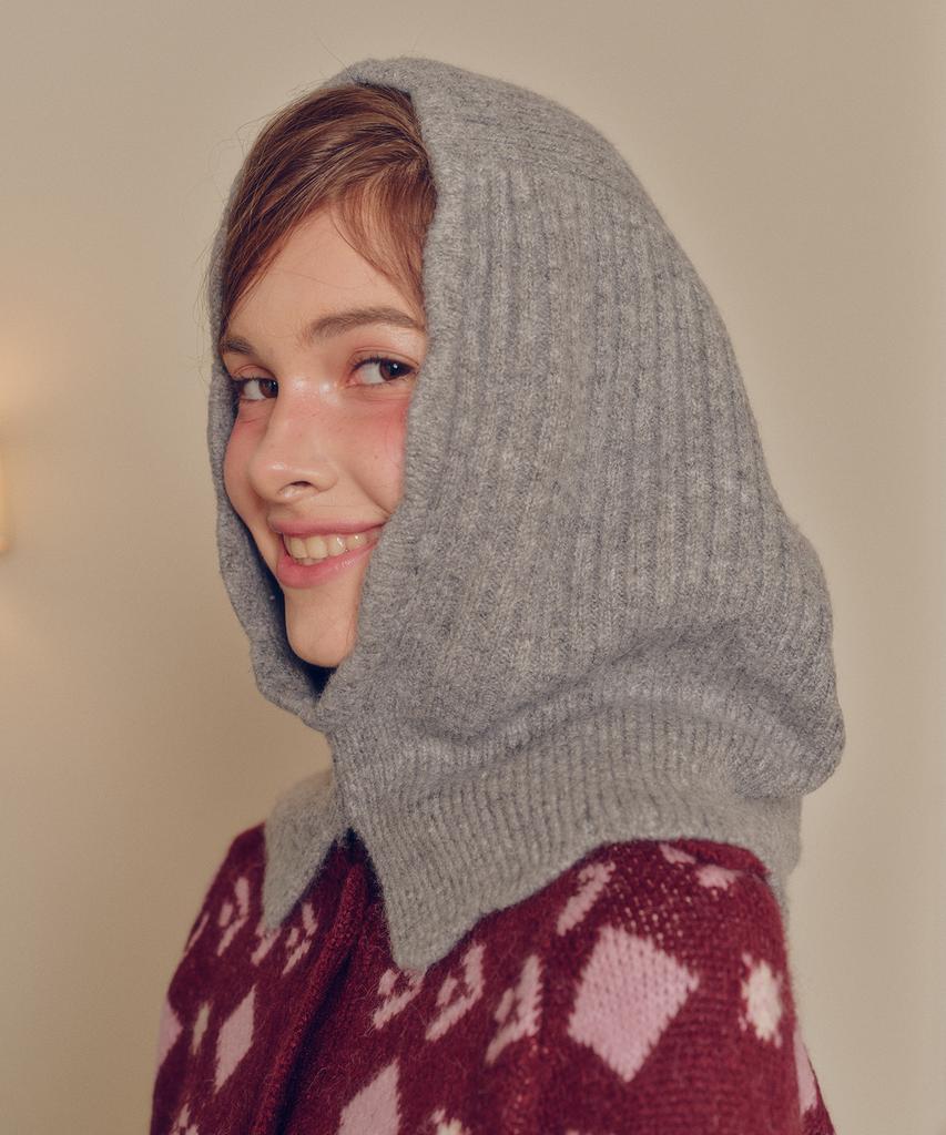 MELLY&ROSE Wave Balaclava (310543)_M/Gray