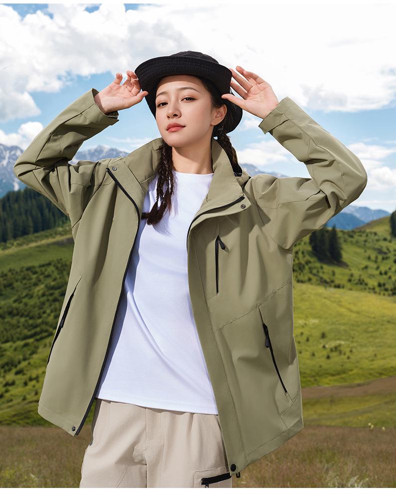 Women's Spring & Autumn Outdoor Windproof Waterproof Jacket 
