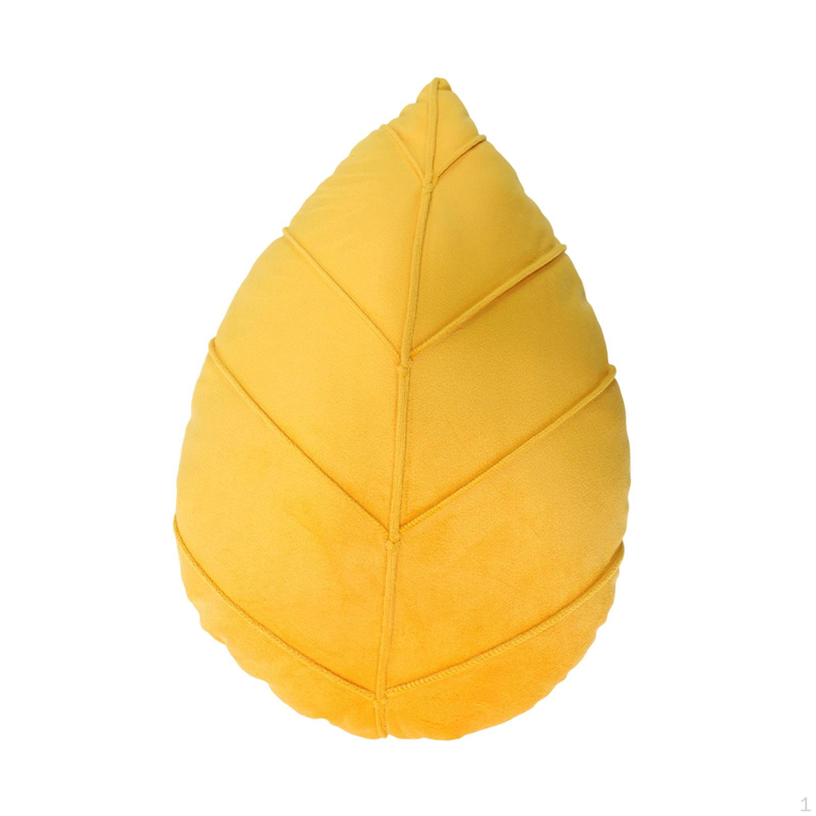 

Plant Decorative Pillow Comfortable 3D Cute Home Decoration Cushion for Living Room Nursery Couch Yellow S