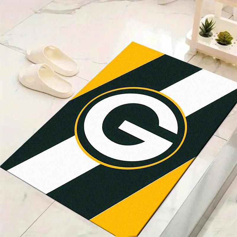 Green Bay Packers Carpet Rug for Living Room Bedroom Home Sofa Decoration,Kids Play Non-slip Floor Mat