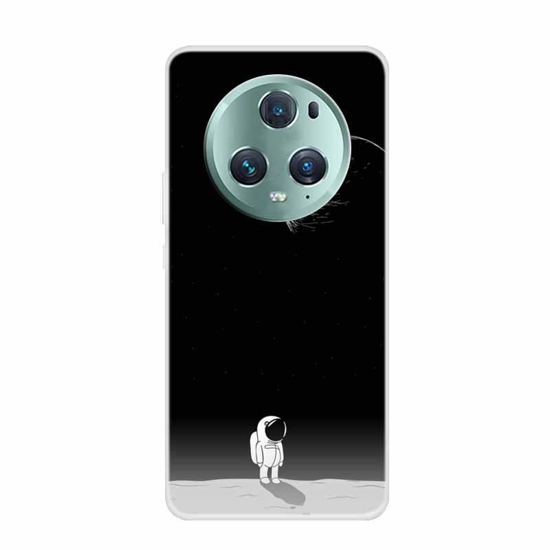 For Honor Magic 5 Pro 5G Case Wolf Lion Soft Silicone TPU Clear Covers for Honor Magic5 Lite Phone Cases Magic5 Lite 5G Fundas