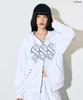 Lartigent [Disney] Wish_Sparkle Hoodie Zip-Up(White)