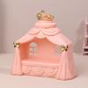 1/12 Dollhouse Mini Princess Bed, Bedroom Furniture for Dolls House Decor & Pretend Play Toys