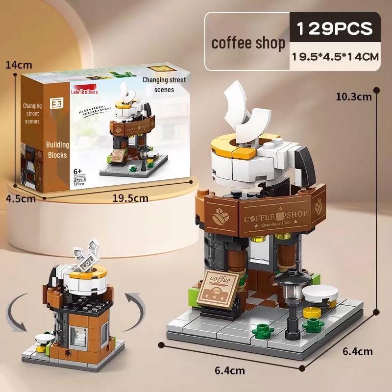 City Architecture Building Blocks Set: Compatible with Lego, Educational Toy for Boys & Girls