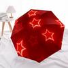 1pc Stars Circle Automatic Open/Close Umbrella, Portable Folding Umbrella, Compact Travel Umbrella For, Birthday/Christmas Gift 5062