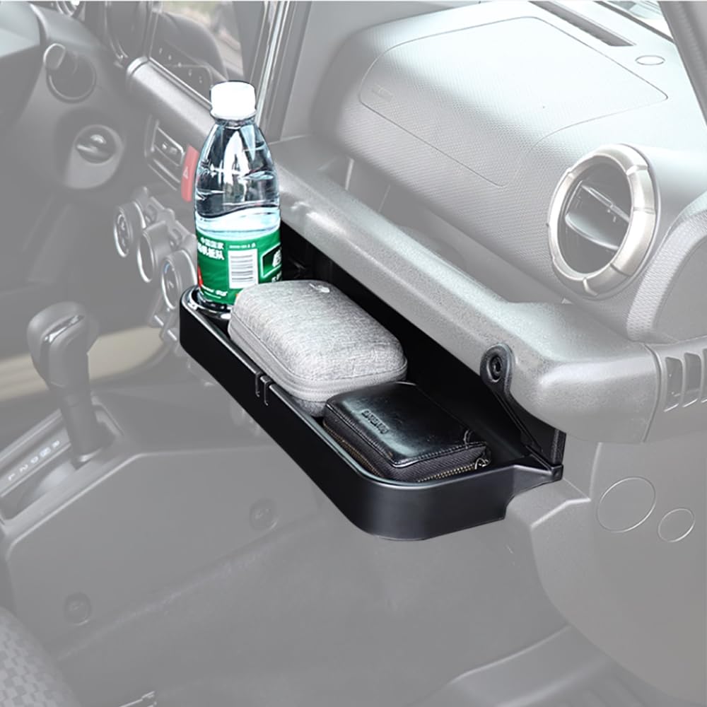YOCTM Front Table for Passenger Drink Door Handle Pocket for Suzuki Jimny Sierra Nomad JC74 Seat, Holder, JB64, JB74,