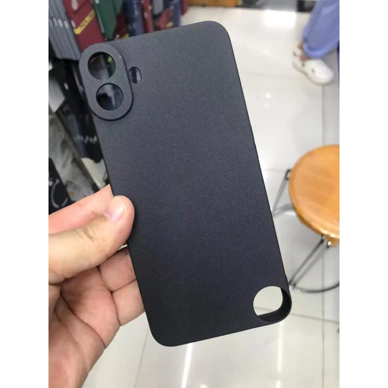 

для Nothing CMF Phone 1 Чехол Песочный Матовый Мягкий Противоударный Защитный Чехол для Универсальной Камеры Nothing Phone 2A 1 Shell Fundas Nothing Phone 1 чёрный