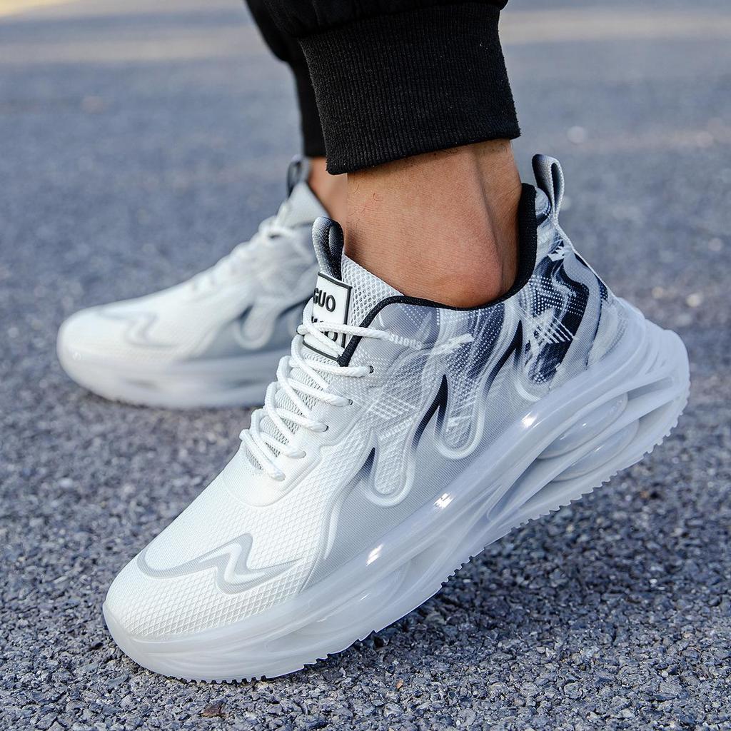 Putian Men's Breathable Summer Sports Running Shoes - 2025 Shock Absorption Mesh, Durable and Stylish for Youth.