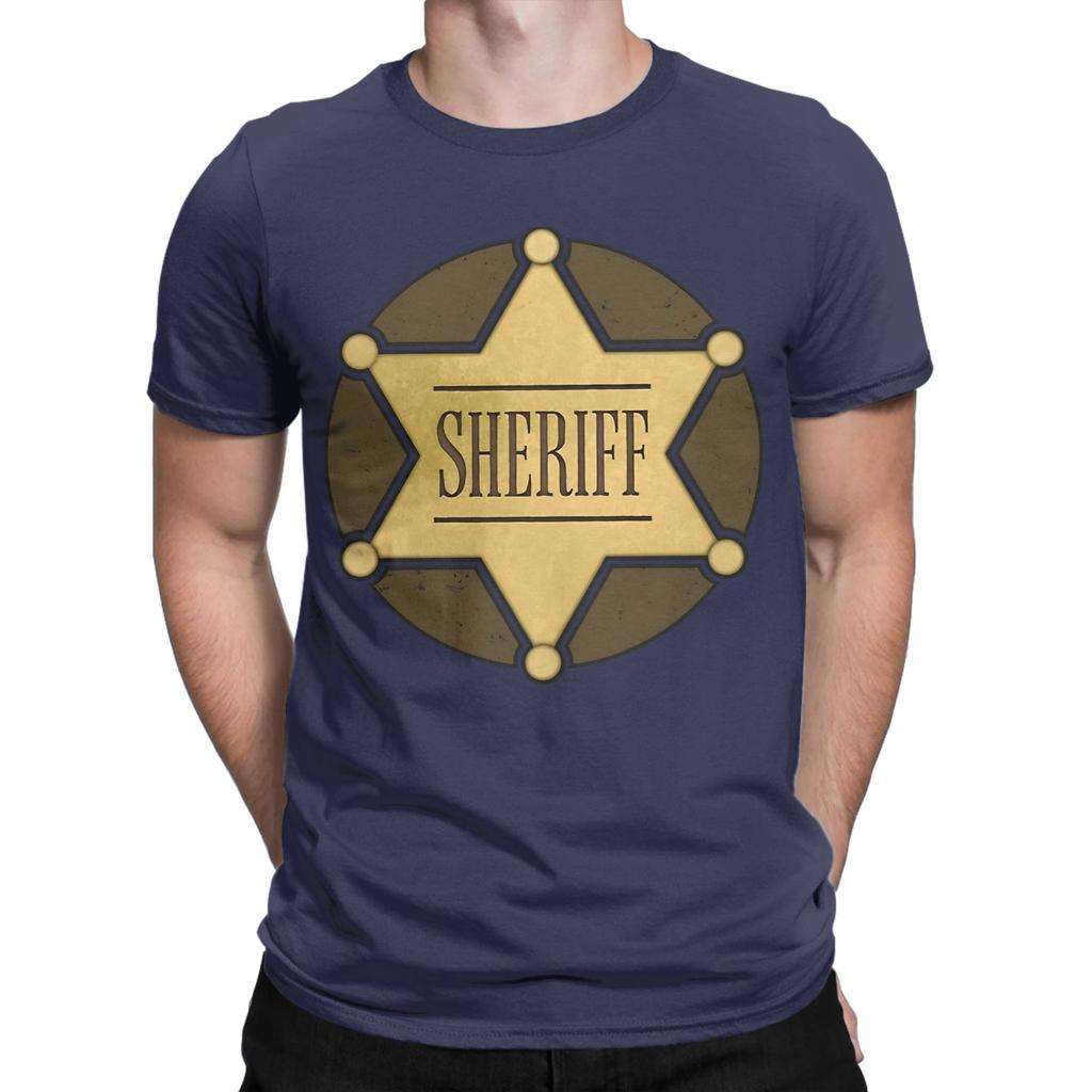 Wild West Sheriff Novelty 100 Cotton Tshirt Deputy Sheriff Office Decor Tees Tops For Unisex
