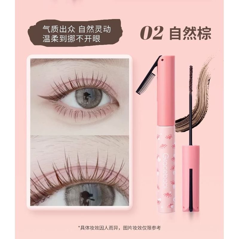 Gracebabi - 2 In 1 Mascara - 2 Colors