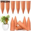 6pcs Terracotta Watering Spikes Plant Watering Devices Wine Bottle Automatic Plant Waterer for Vacations Self Watering Stakes