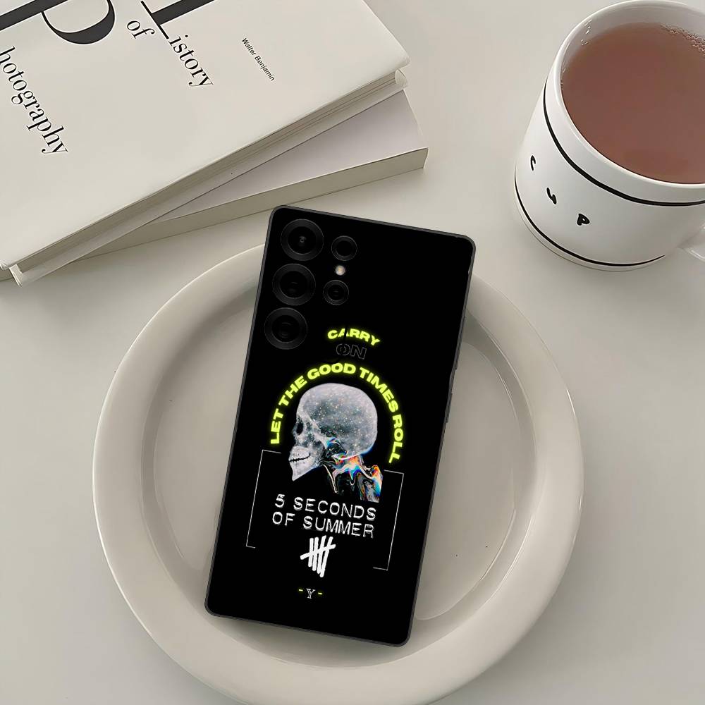 Seconds-of-Summers-5SOS Phone Case For Samsung S 24 Fe 25 Ultra Plus 20 Lite 21 30 22 23 24 22 Ultra 5G Fundas